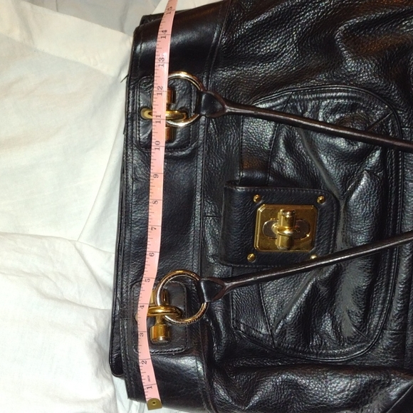Genuine Leather *Like New* B. Makowsky Black Bag - Picture 6 of 6